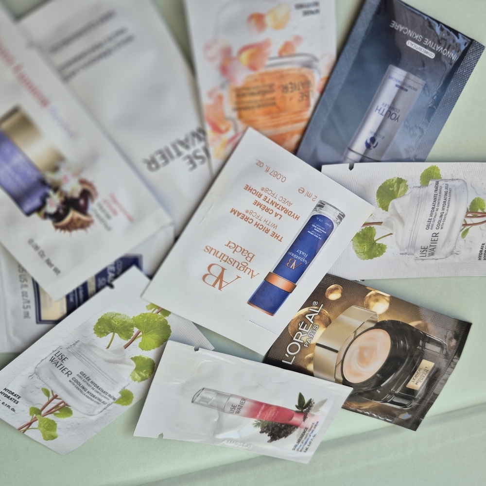 Skincare Sample Set with Orange Bag - Picture 2 of 8